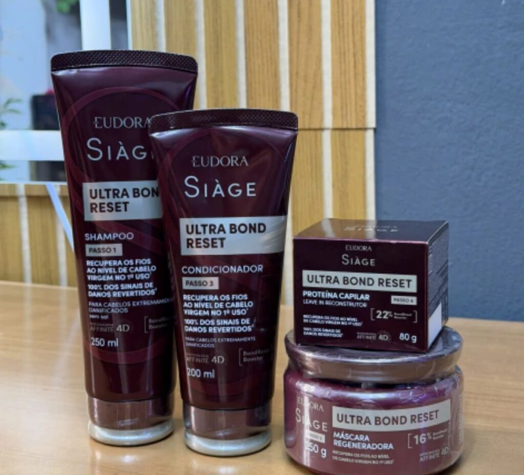 Oferta: Combo Siàge Ultra Bond Reset (4 Itens) - Tubarão Digital