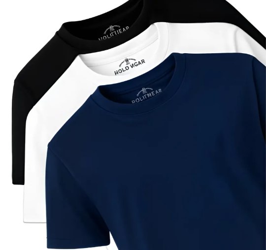 Oferta: Kit 3 Camisetas Masculinas Polo Wear - Tubarão Digital