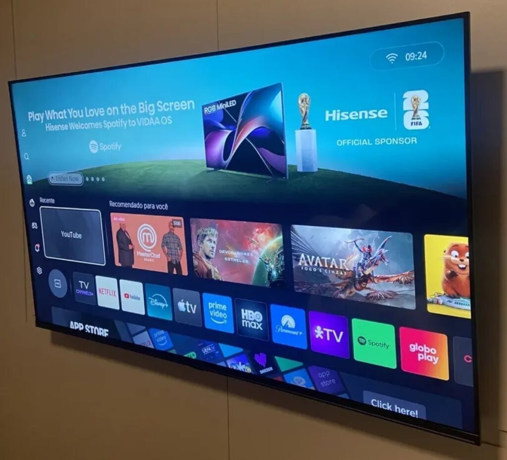 Oferta: Smart TV Hisense HI-QLED 4K 50" polegadas com Processador AI, Dolby Vision Atmos e Compatibilidade Alexa – 50Q6QVV - Tubarão Digital